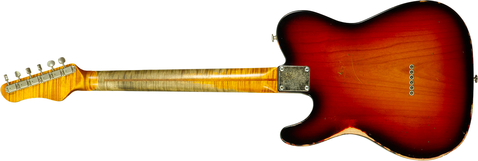 Haar Guitars Trad T 72 Sh Lindy Fralin Mn #43667 - Aged 3 Tone Sunburst - Televorm elektrische gitaar - Variation 1