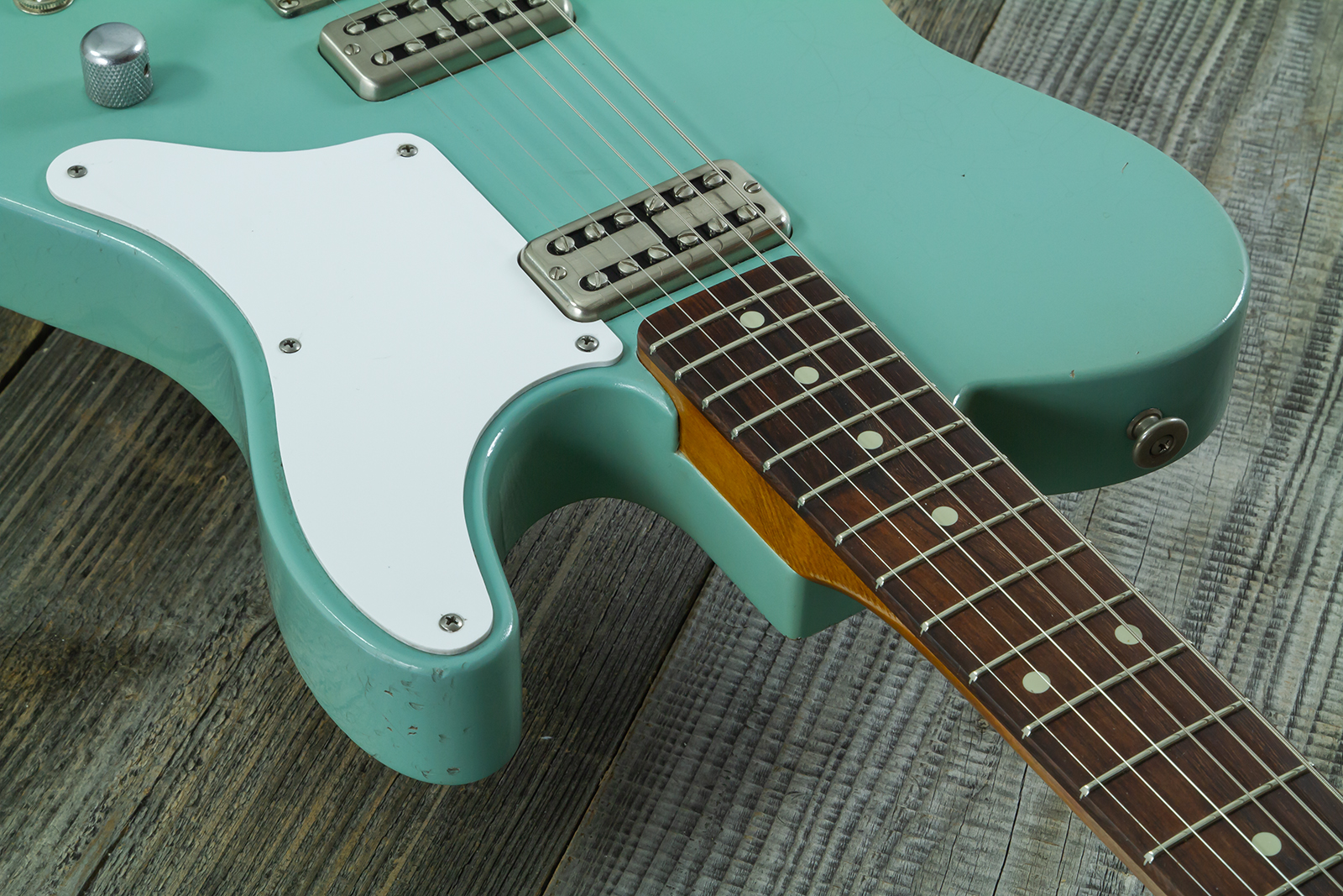 Haar Guitars Trad T Custom 2h Tv Jones Ht Rw #43519 - Aged Spring Green - Televorm elektrische gitaar - Variation 4