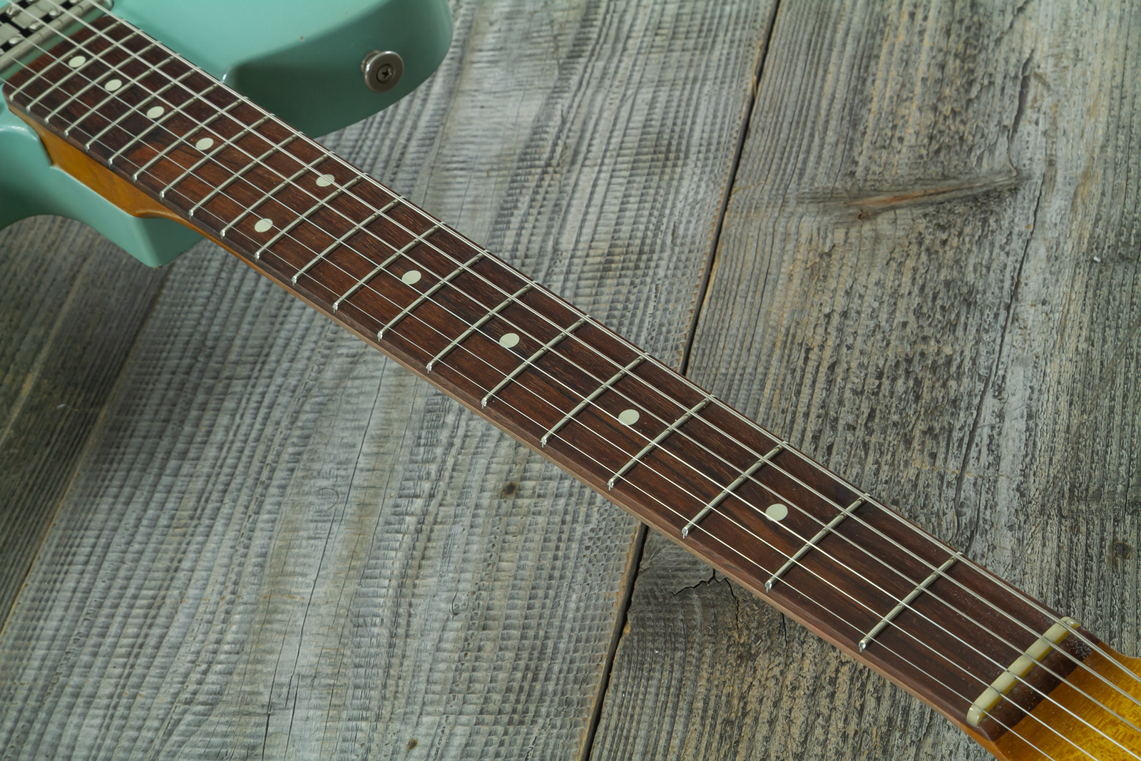 Haar Guitars Trad T Custom 2h Tv Jones Ht Rw #43519 - Aged Spring Green - Televorm elektrische gitaar - Variation 5