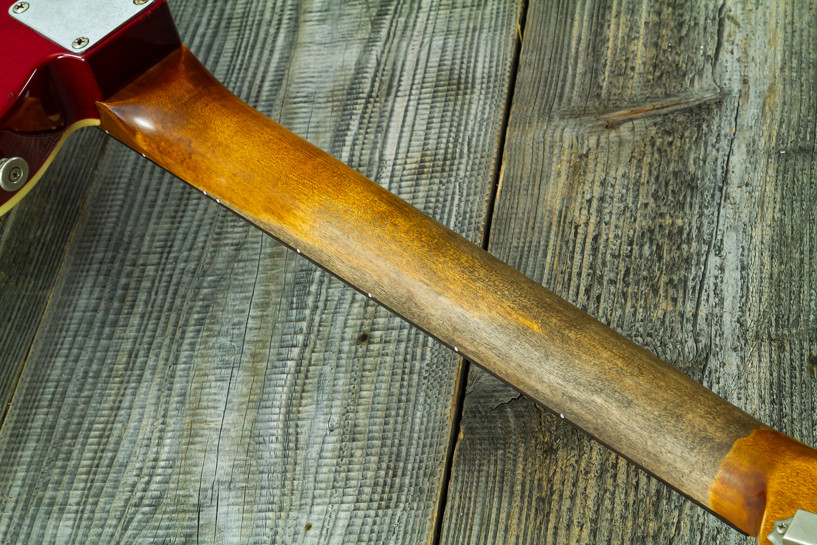 Haar Guitars Trad T Custom 2h Tv Jones Ht Rw #43524 - Aged Brown Natural - Televorm elektrische gitaar - Variation 14