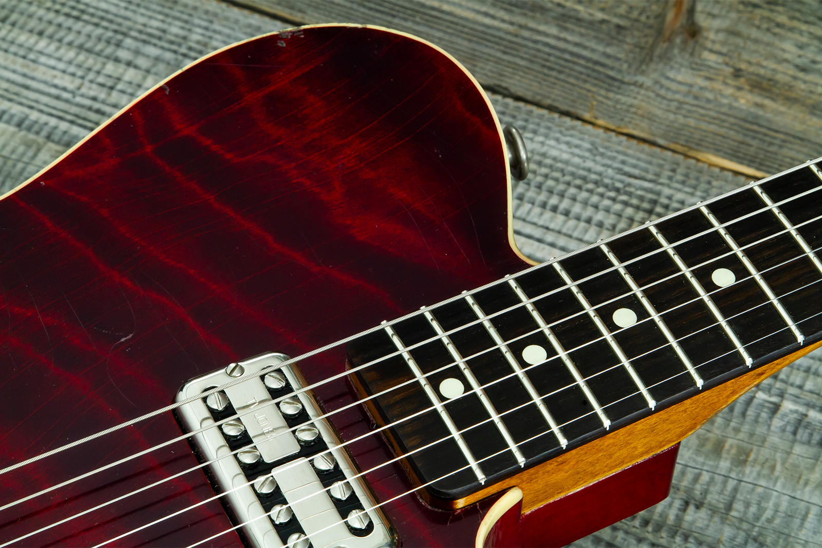 Haar Guitars Trad T Custom 2h Tv Jones Ht Rw #43524 - Aged Brown Natural - Televorm elektrische gitaar - Variation 6