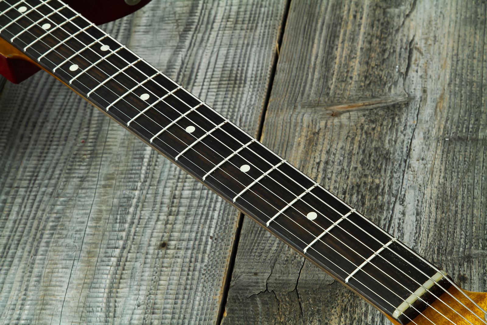 Haar Guitars Trad T Custom 2h Tv Jones Ht Rw #43524 - Aged Brown Natural - Televorm elektrische gitaar - Variation 7