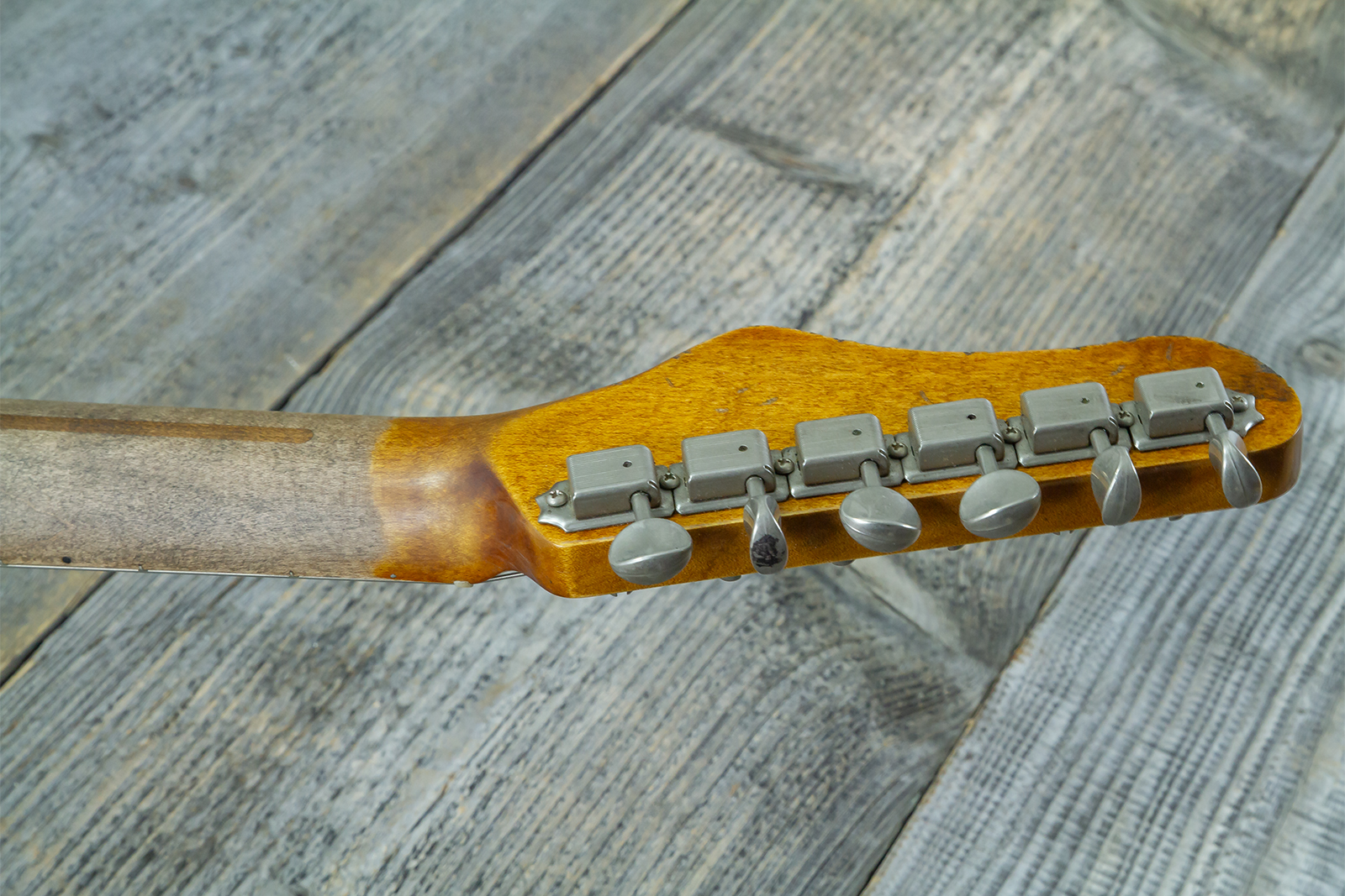 Haar Guitars Trad T Custom 2s Kloppmann. Mn  #43518 - Blue Paisley - Televorm elektrische gitaar - Variation 11