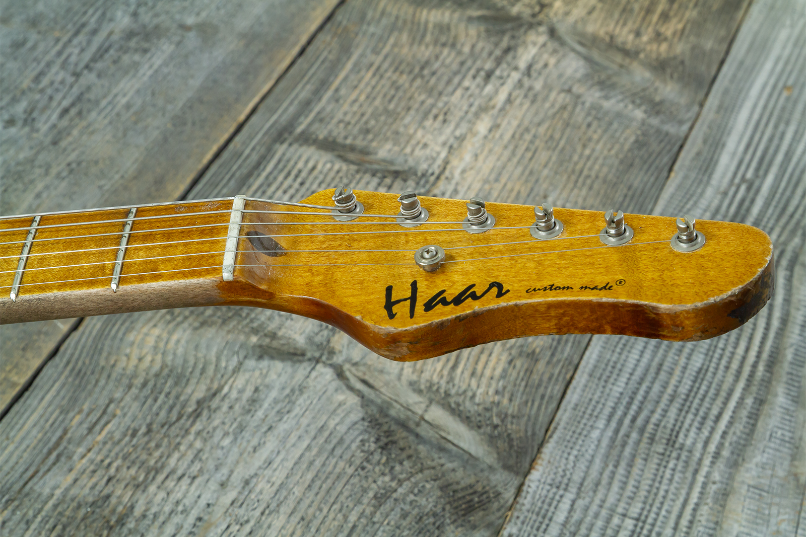 Haar Guitars Trad T Custom 2s Kloppmann. Mn  #43518 - Blue Paisley - Televorm elektrische gitaar - Variation 6