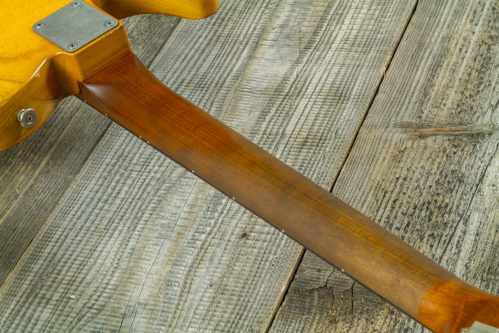 Haar Guitars Trad T Thinline 2s Lindy Fralin Rw #43483 - Aged Antique Natural - Televorm elektrische gitaar - Variation 9