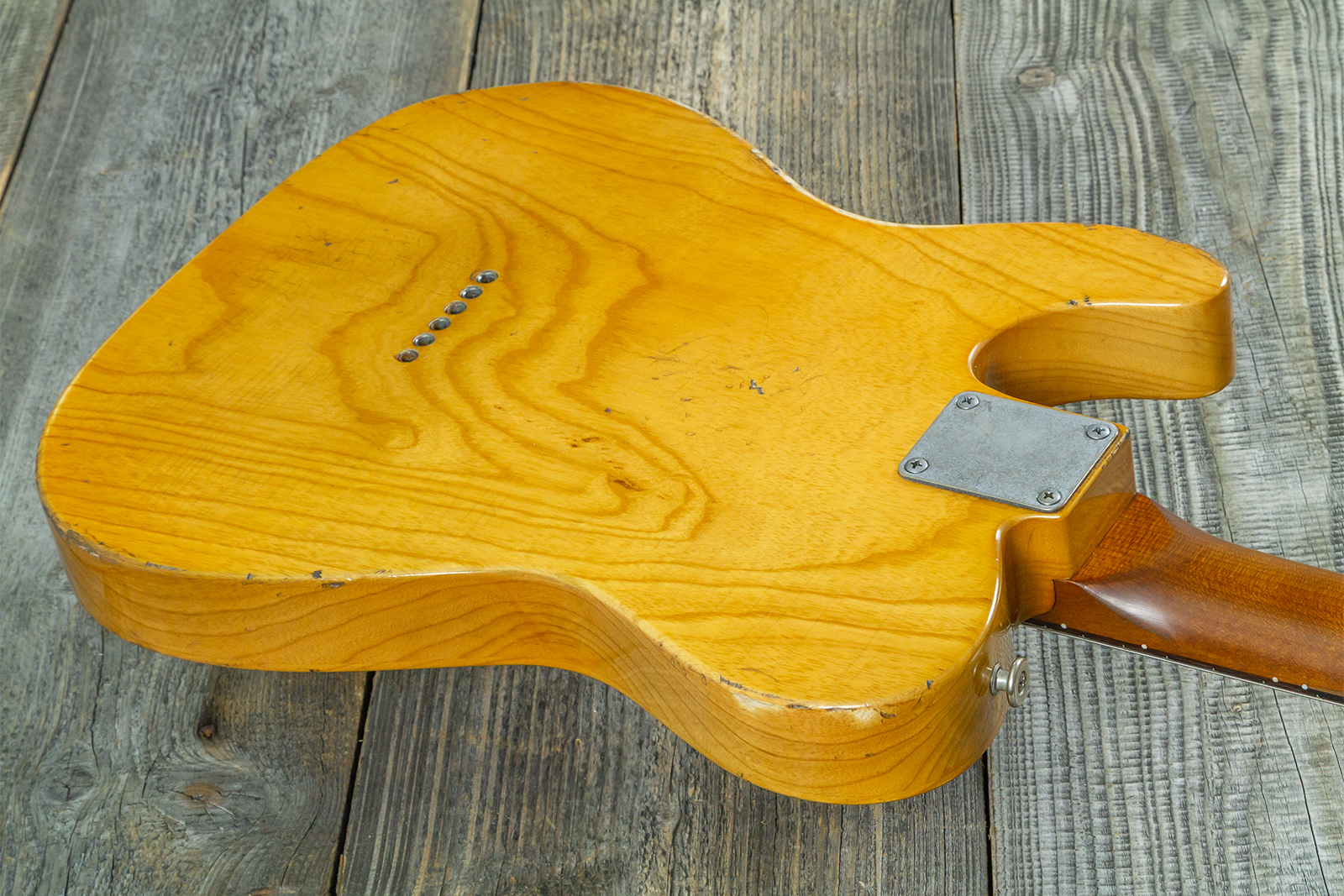 Haar Guitars Trad T Thinline 2s Lindy Fralin Rw #43483 - Aged Antique Natural - Televorm elektrische gitaar - Variation 7