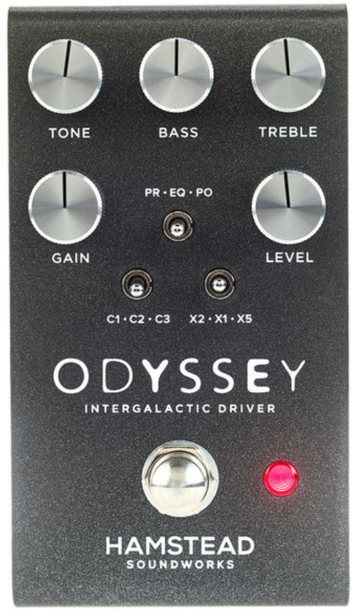 Hamstead Soundworks Odyssey Intergalactic Driver - Overdrive/Distortion/fuzz effectpedaal - Main picture
