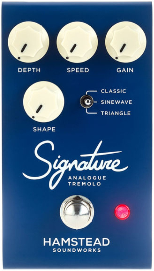 Hamstead Soundworks Signature Analogue Tremolo - Modulation/chorus/flanger/phaser en tremolo effect pedaal - Main picture