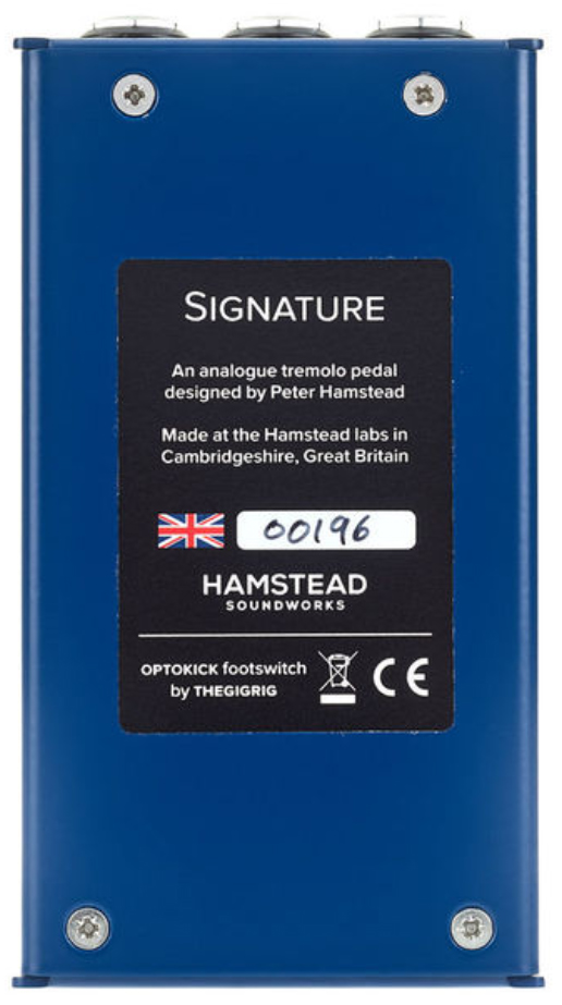 Hamstead Soundworks Signature Analogue Tremolo - Modulation/chorus/flanger/phaser en tremolo effect pedaal - Variation 4