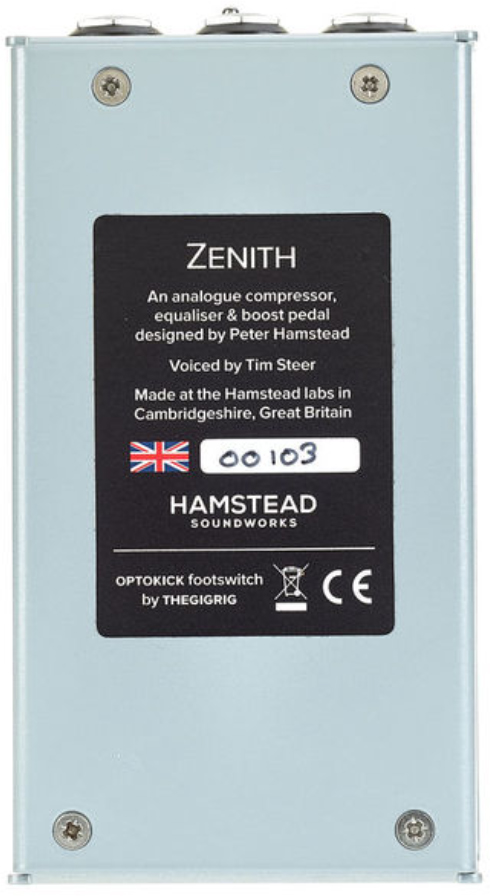 Hamstead Soundworks Zenith Amplitude Controller - Compressor/sustain/noise gate effect pedaal - Variation 4