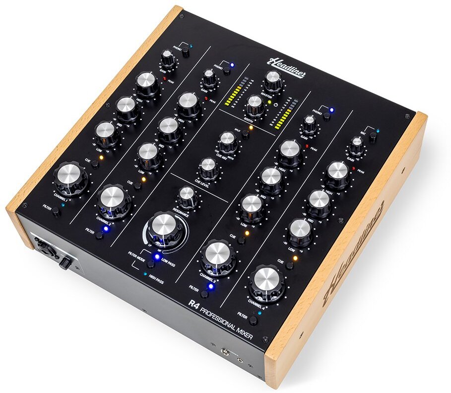 Headliner R4 4-channel Rotary Dj-mixer Hl90120 - DJ-Mixer - Main picture