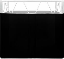 Indio DJ Booth Scrim, black