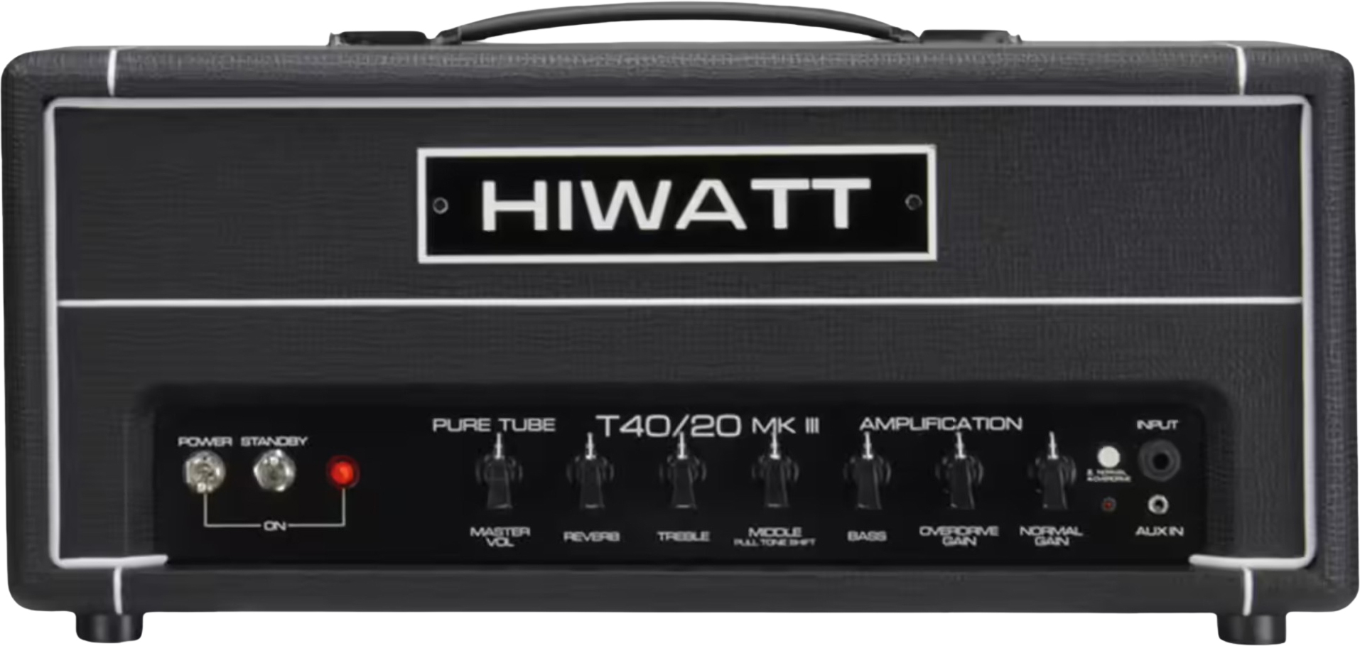 Hiwatt T40/20 Head Tube 20/40w El84 Reverb - Gitaarversterker top - Main picture