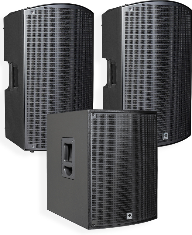 Hk Audio 2 X Sonar 115xi + Sonar 115 Sub D - Pa systeem set - Main picture