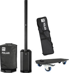 Pa systeem set Hk audio POLAR 12  + Wboard+ Housses