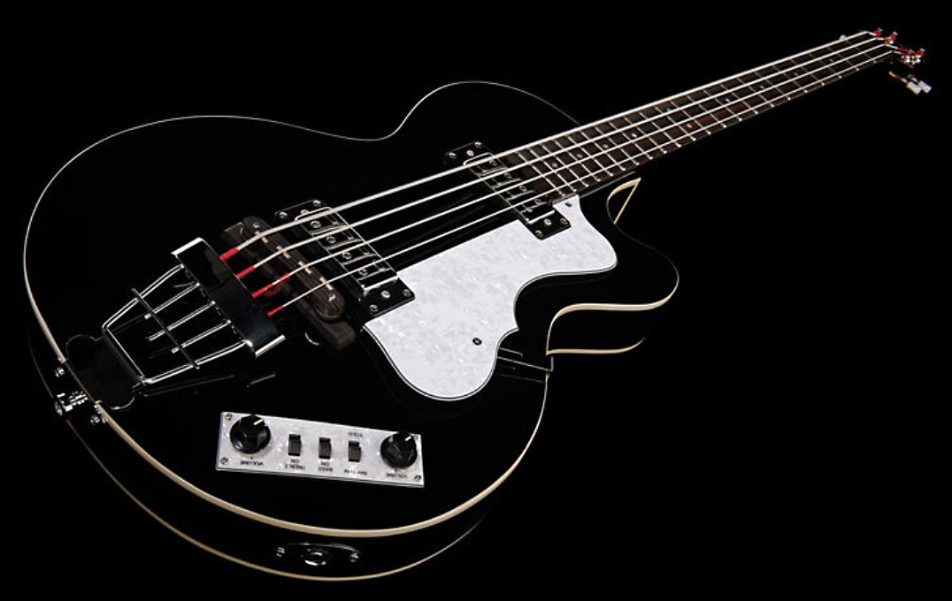 Hofner Club Bass Ignition Cw - Black - Hollow body elektrische bas - Variation 1