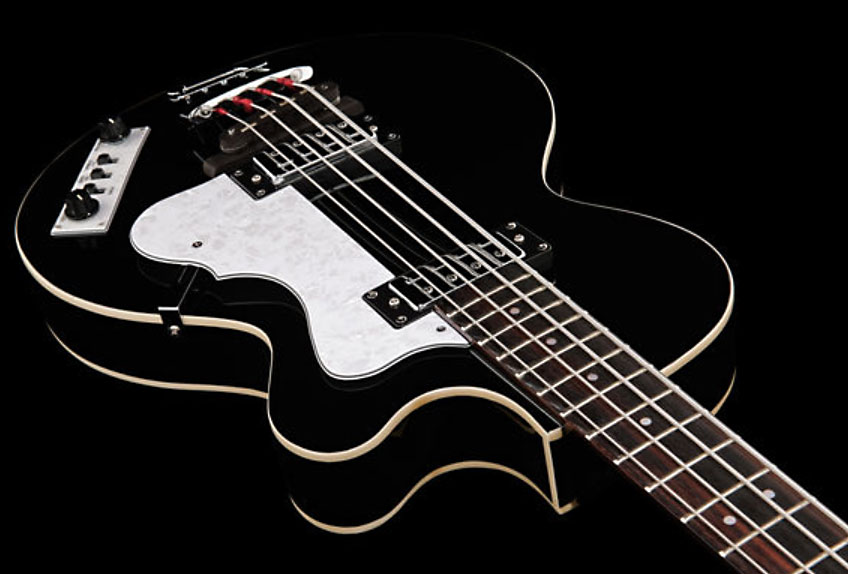 Hofner Club Bass Ignition Cw - Black - Hollow body elektrische bas - Variation 2