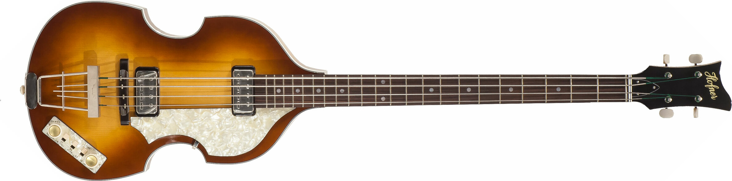 Hofner Violin Bass Mersey H500/1-62-0 - Vintage Sunburst - Hollow body elektrische bas - Main picture