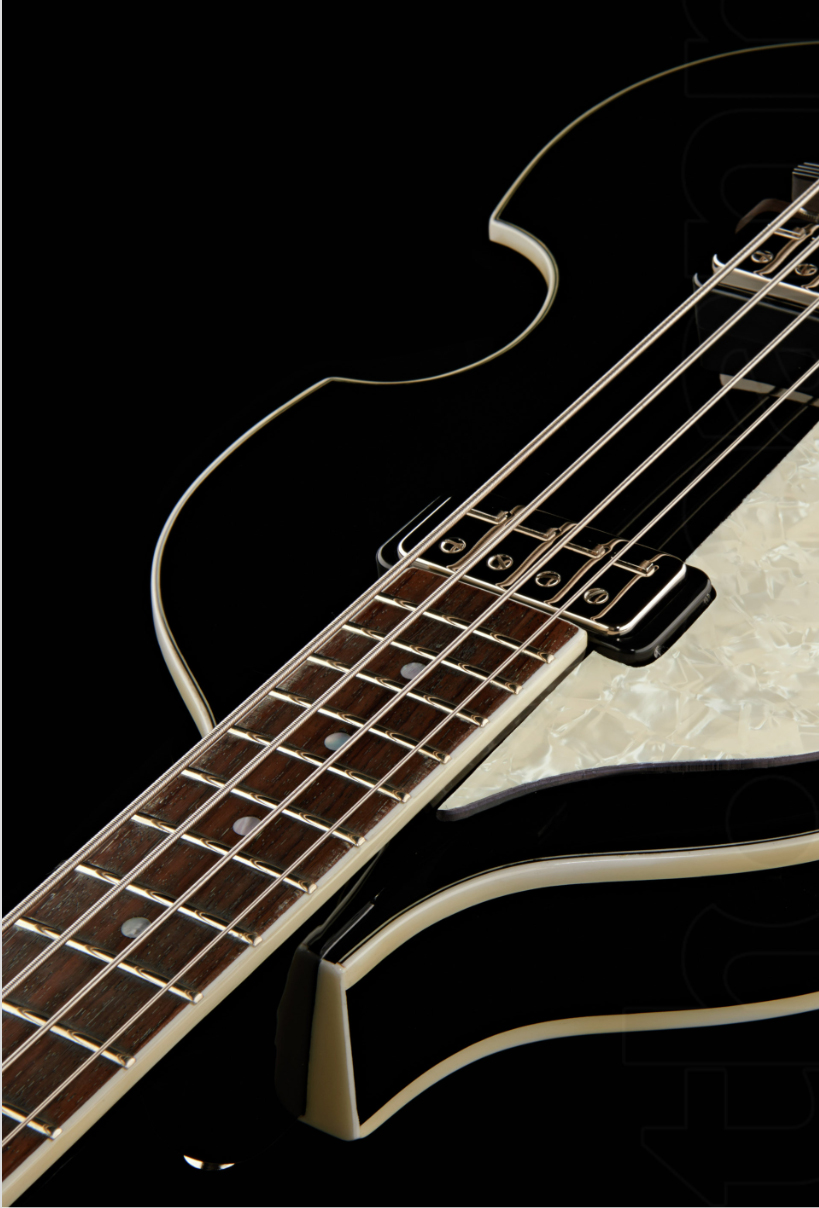 Hofner Violin Bass Contemporary Hct-500/1-sb - Black - Solid body elektrische bas - Variation 4