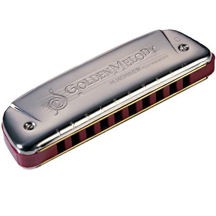 Chromatische harmonica Hohner Golden Melody 542-20 en Do