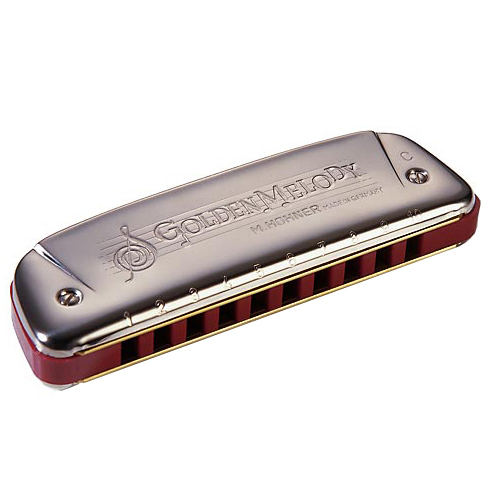 Hohner 542/20 Harmo Golden Melody Arg E - Chromatische harmonica - Variation 1