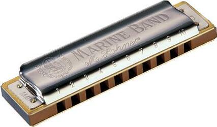 Hohner 1896/20 Harmo Marine Band 10 Tr D - Chromatische harmonica - Main picture