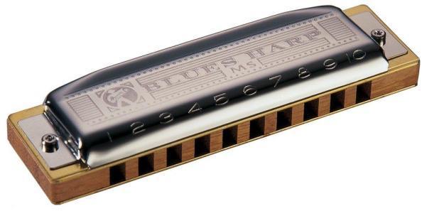 Chromatische harmonica Hohner MS Blues Harp - en Sol