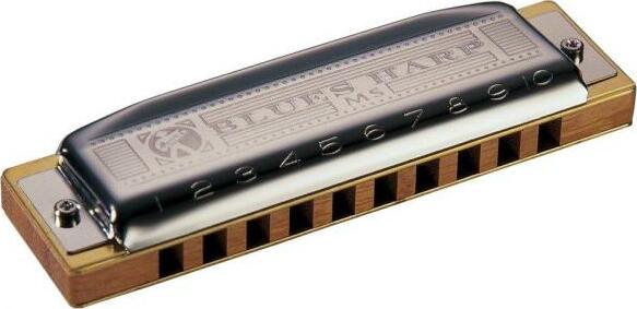 Hohner 532/20 Ms Harmo Blues Harp A - Chromatische harmonica - Main picture