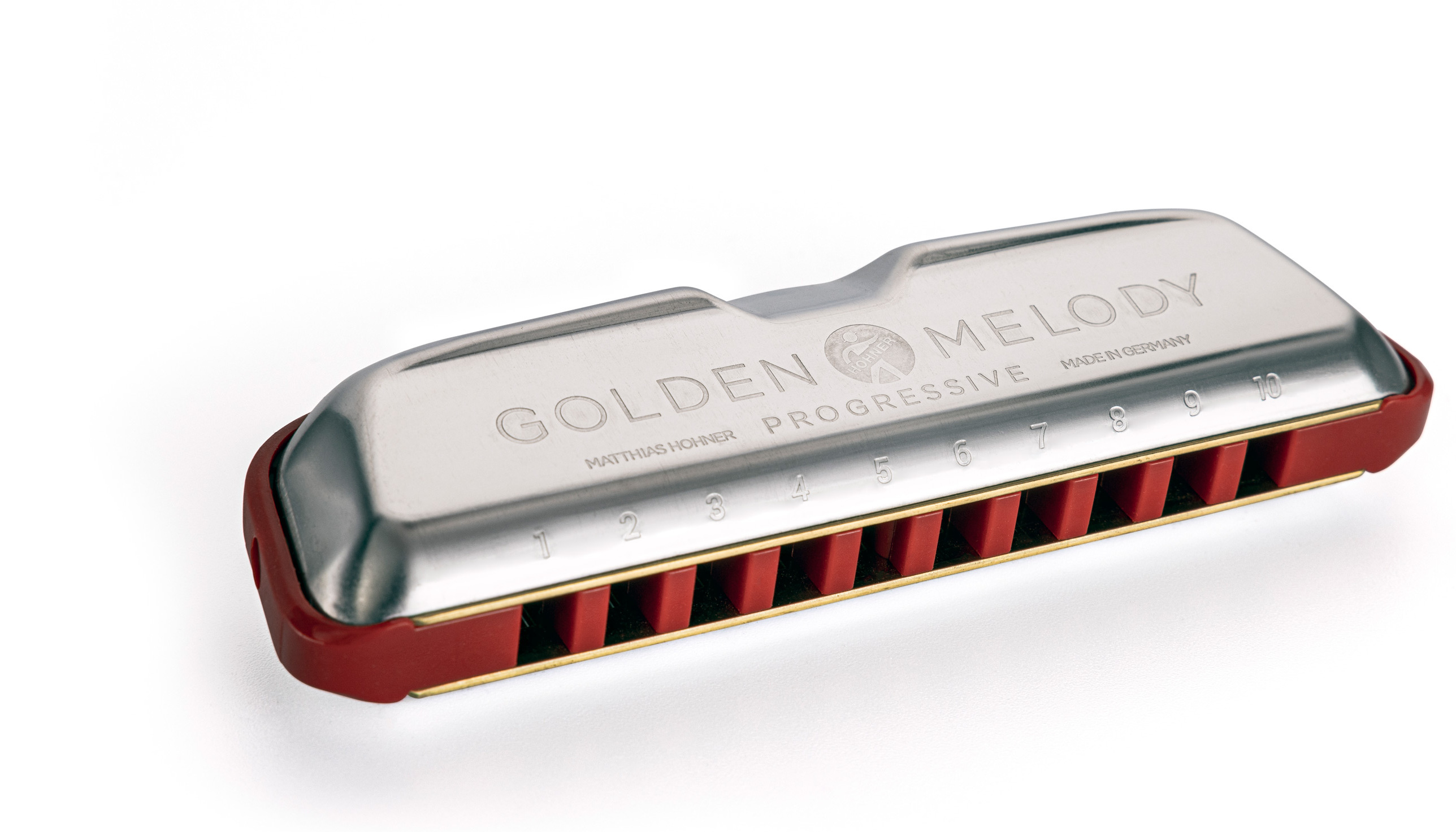 Hohner 544/20 Golden Melody Progressive Do - Chromatische harmonica - Main picture