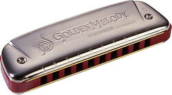 Chromatische harmonica Hohner Golden Melody Db-Harp