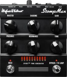 Elektrische gitaar voorversterker in rack Hughes & kettner Stompman