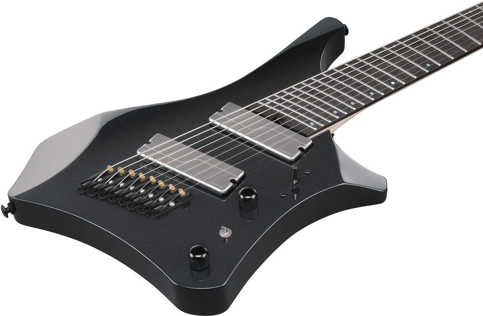Ibanez A528 Ipt Alpha 8c Multiscale 2h Fishman Fluence Eb - Iron Pewter - Metal elektrische gitaar - Variation 2