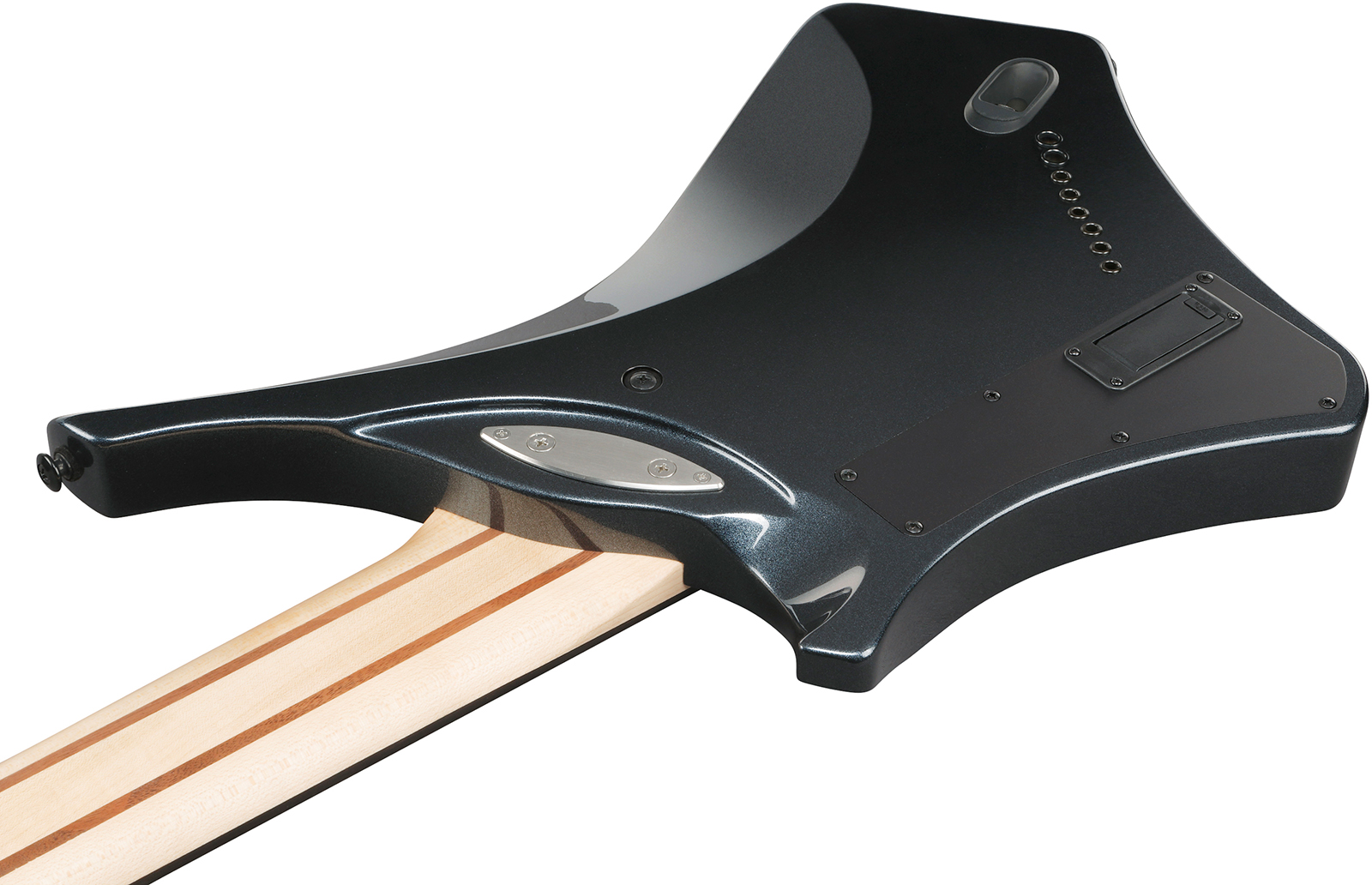 Ibanez A528 Ipt Alpha 8c Multiscale 2h Fishman Fluence Eb - Iron Pewter - Metal elektrische gitaar - Variation 3