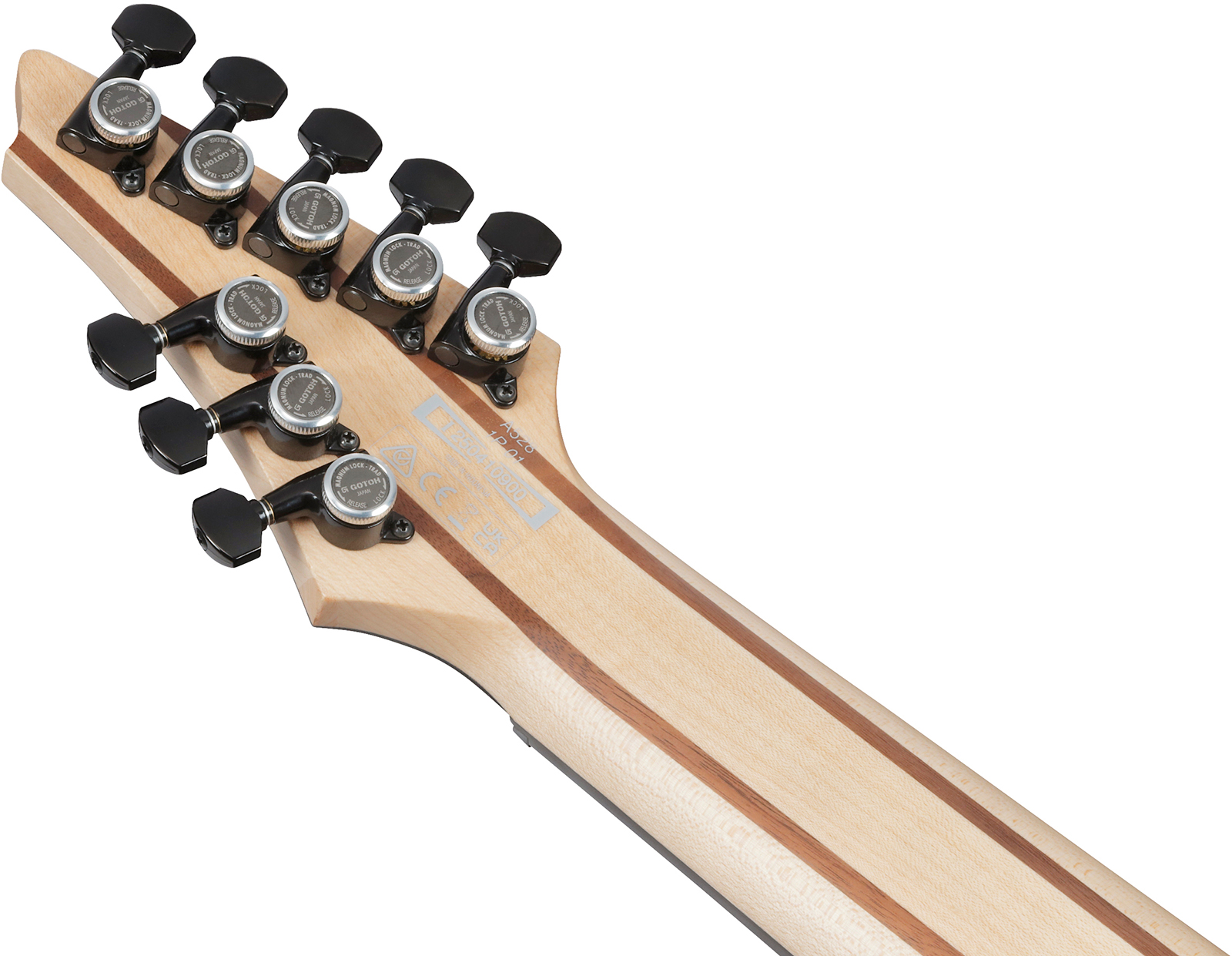 Ibanez A528 Ipt Alpha 8c Multiscale 2h Fishman Fluence Eb - Iron Pewter - Metal elektrische gitaar - Variation 4