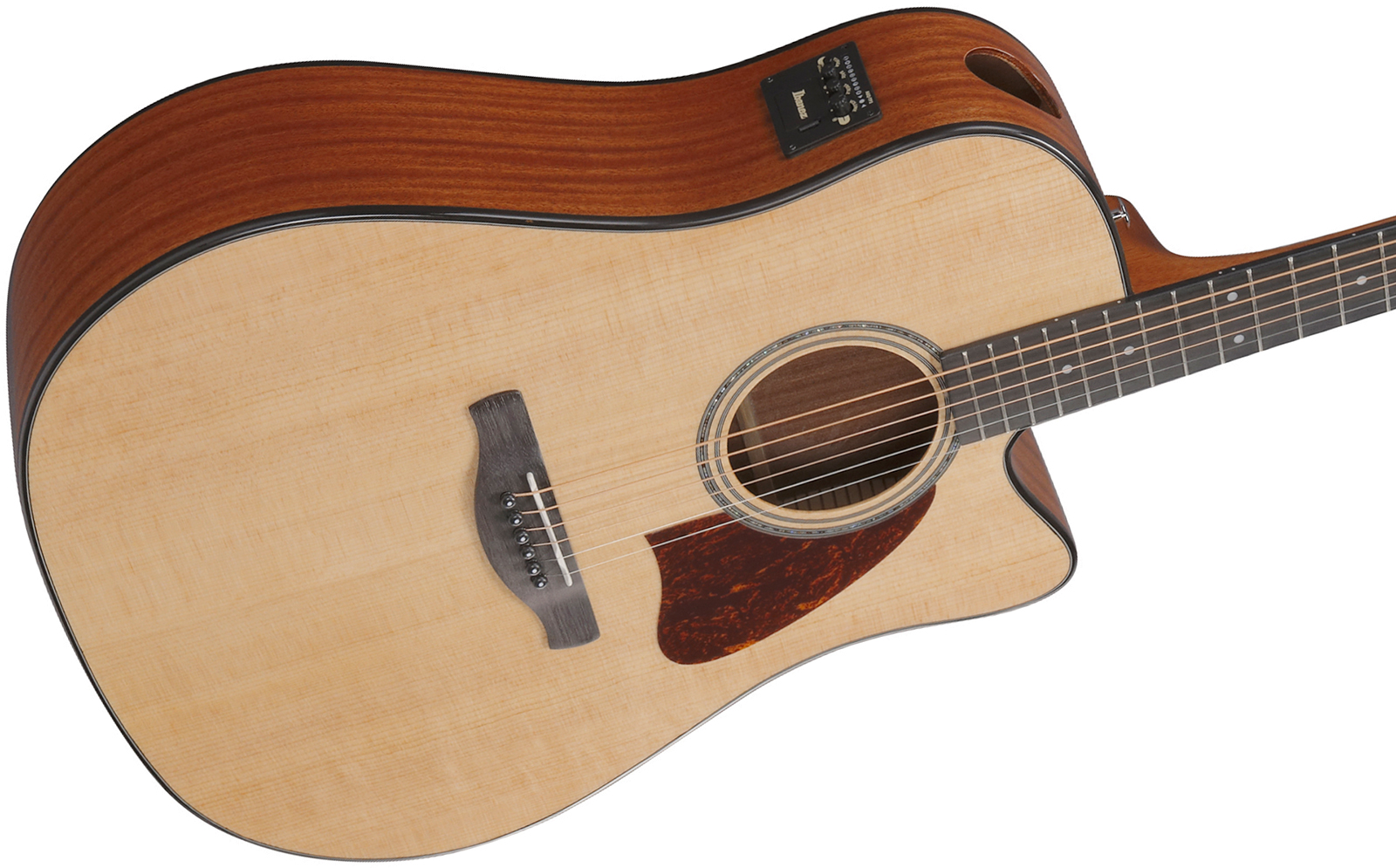 Ibanez Aad51ce Nt Advanced Dreadnought Cw Epicea Sapele Pur - Natural - Folk gitaar - Variation 2