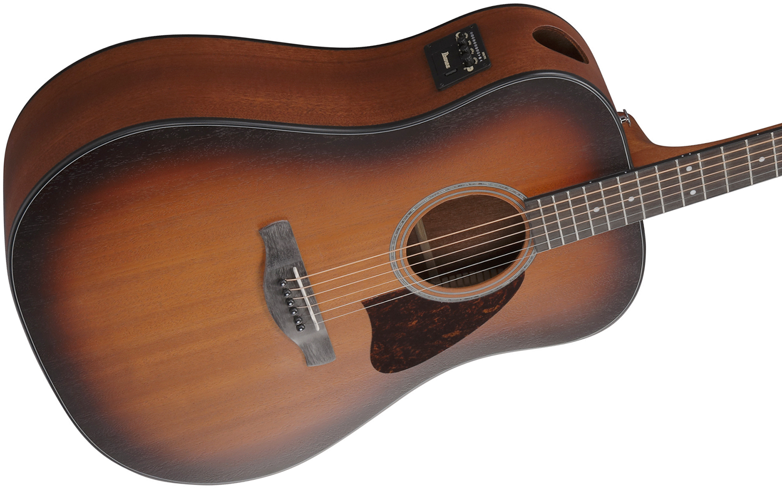 Ibanez Aad54e Omh Advanced Dreadnought Cw Acajou Sapele Pur - Open Pore Mahogany - Folk gitaar - Variation 2