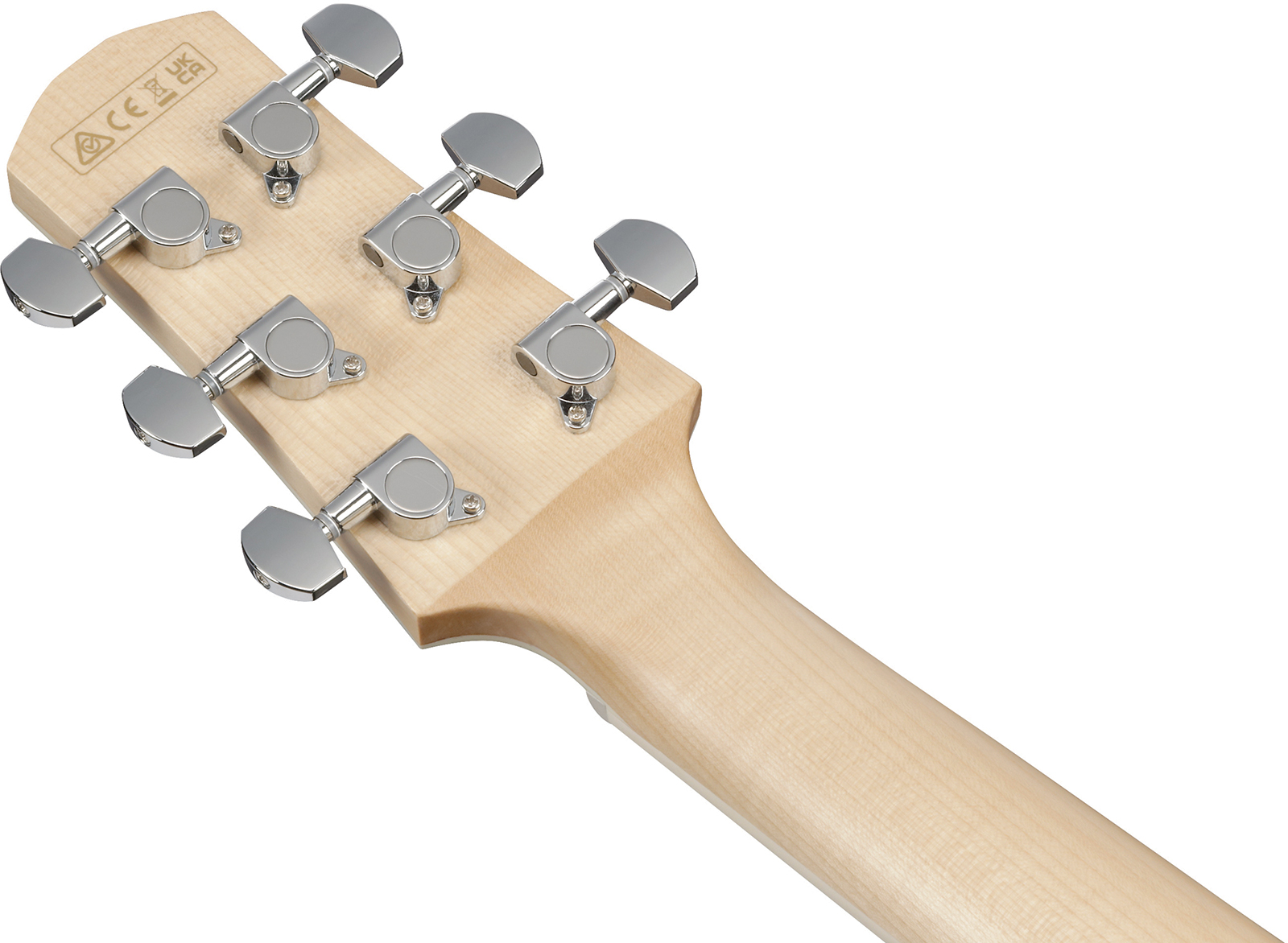 Ibanez Aad77m1e Oaw Advanced Dreadnought Cw Epicea Erable Mn - Open Pore Antique White - Folk gitaar - Variation 6