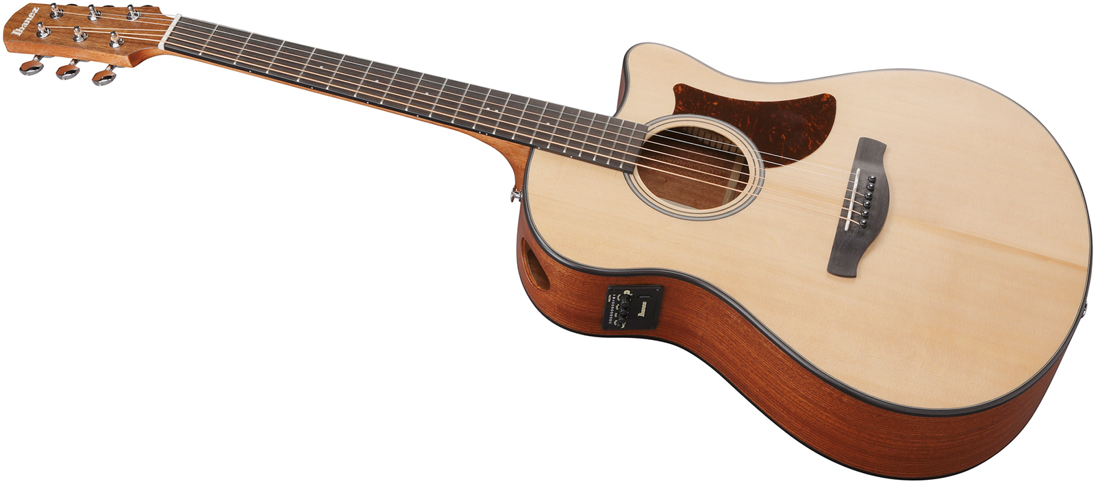 Ibanez Aam300ce Nt Advanced Auditorium Cw Epicea Acajou Eb - Natural - Folk gitaar - Variation 2