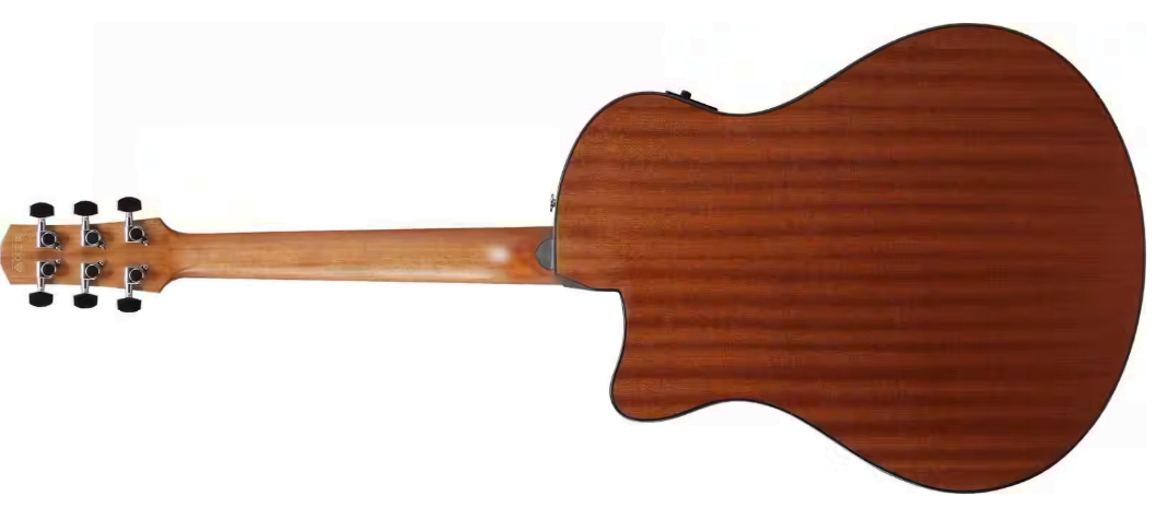 Ibanez Aam50ce Cro Advanced Auditorium Cw Epicea Sapele Pur - Coral Red Burst Open Pore - Folk gitaar - Variation 1