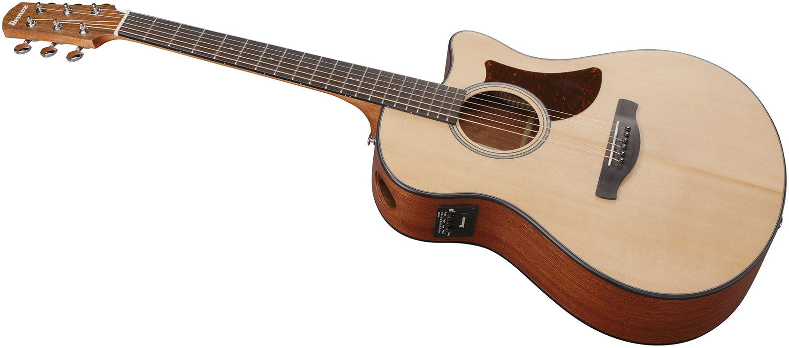 Ibanez Aam50ce Opn Auditorium Cw Epicea Sapele Pur - Open Pore Natural - Folk gitaar - Variation 2