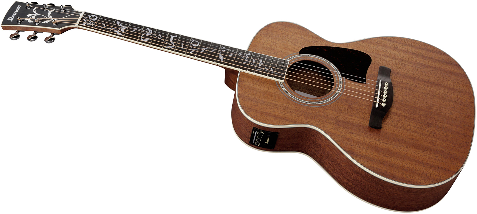 Ibanez Ac390mhe Opn Artwood Concert Tout Acajou Rw - Open Pore Natural - Folk gitaar - Variation 2