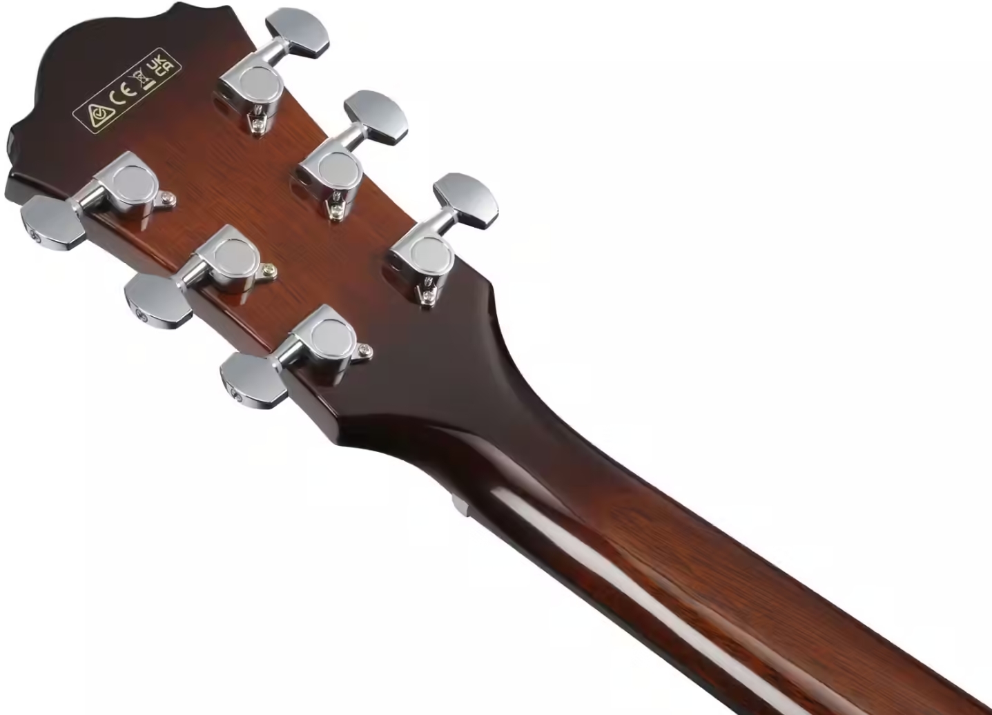 Ibanez Ae160 Vms Concert Thinline Cw Epicea Ovangkol  Ova - Vintage Mahogany Sunburst High Gloss - Folk gitaar - Variation 5