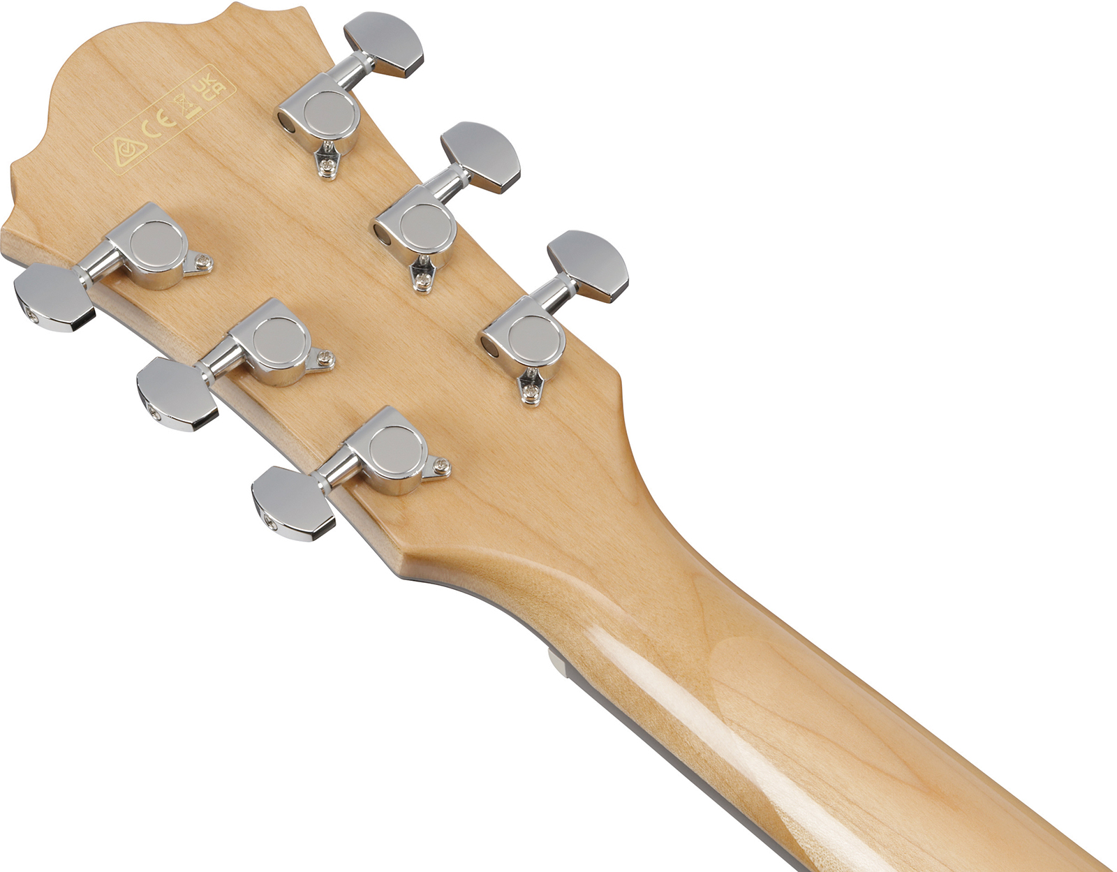 Ibanez Ae170 Ntr Concert Thinline Cw Epicea Erable Ova - Natural Top, Transparent Red Back - Folk gitaar - Variation 6