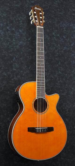 Ibanez Aeg10nii Tng Concert Cw Epicea Sapelli Rw - Mandarine - Klassieke gitaar 4/4 - Variation 1