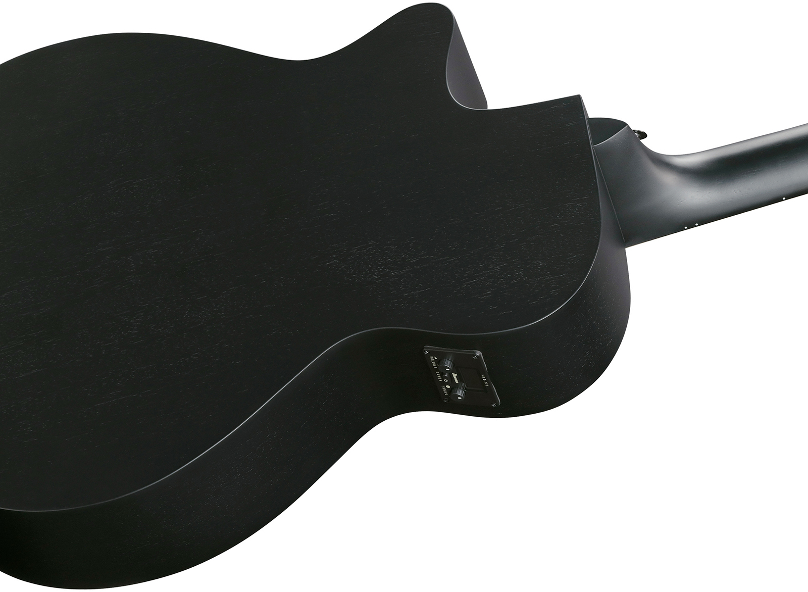 Ibanez Aeg1221 Bot Concert 12c Epicea Sapele Eb - Black Out - Folk gitaar - Variation 5