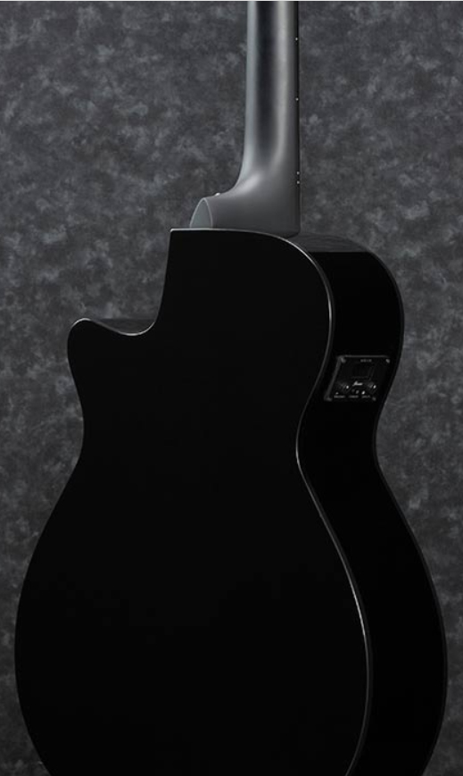 Ibanez Aeg50 Bk Concert Cw Epicea Sapele Wal - Black - Elektro-akoestische gitaar - Variation 1