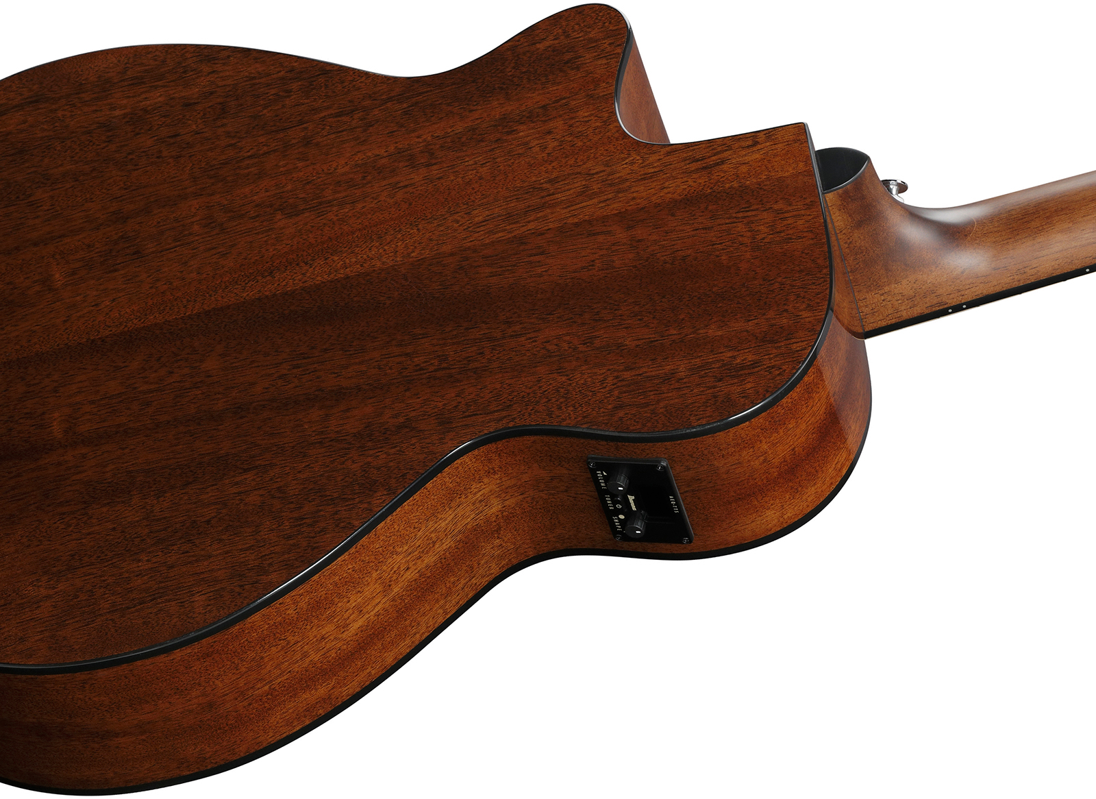 Ibanez Aeg5012 Bkh Concert 12c Epicea Okoume Lau - Black - Folk gitaar - Variation 5