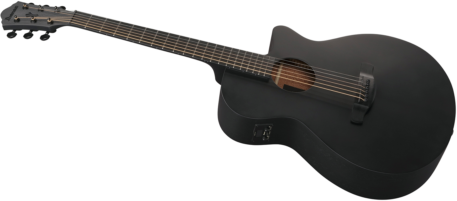 Ibanez Aeg621 Bot Epicea Sapele Eb - Black Out - Folk gitaar - Variation 2