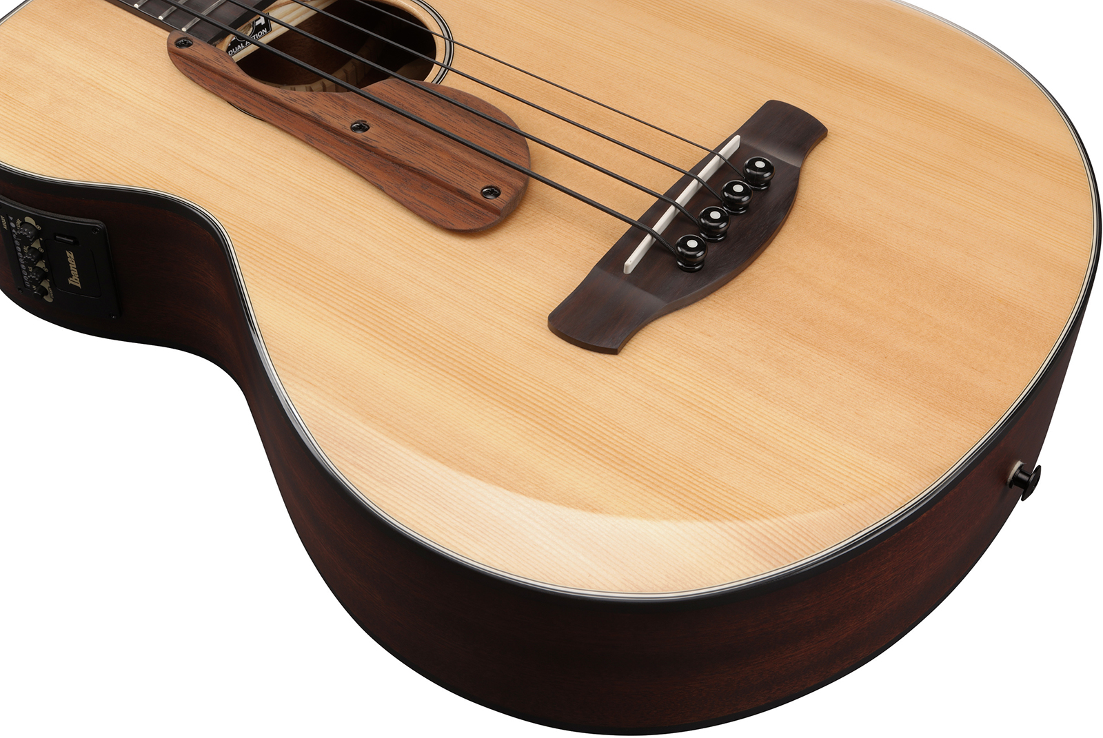 Ibanez Aegb30e Ntg Cw Epicea Sapele Rw - Natural - Akoestische bas - Variation 4