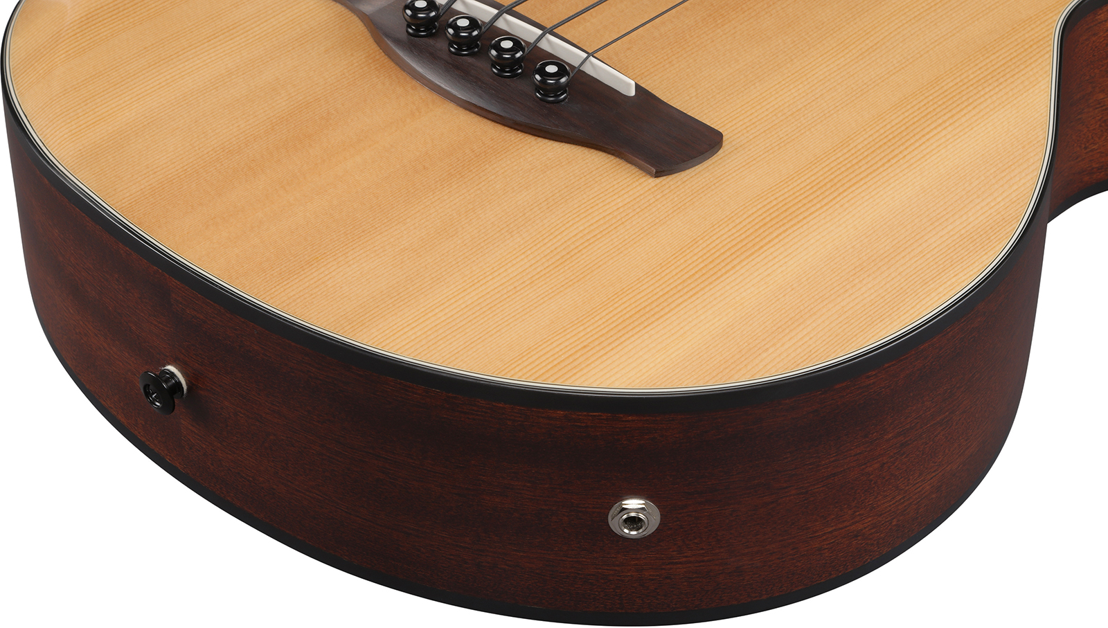 Ibanez Aegb30e Ntg Cw Epicea Sapele Rw - Natural - Akoestische bas - Variation 6